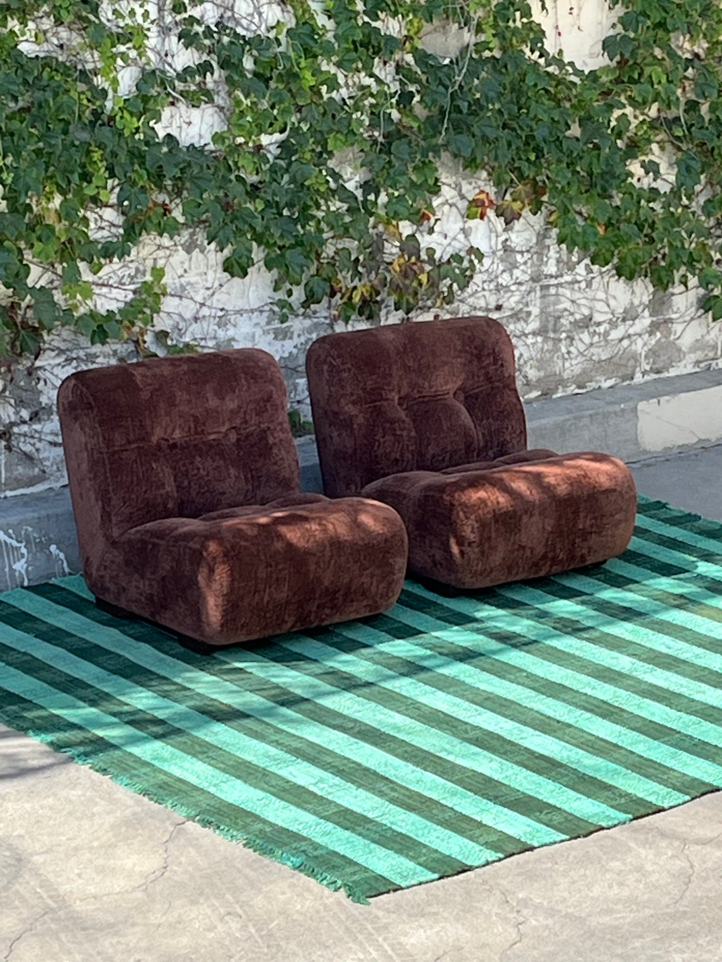 Vintage Europoltrona Lounge Chairs
