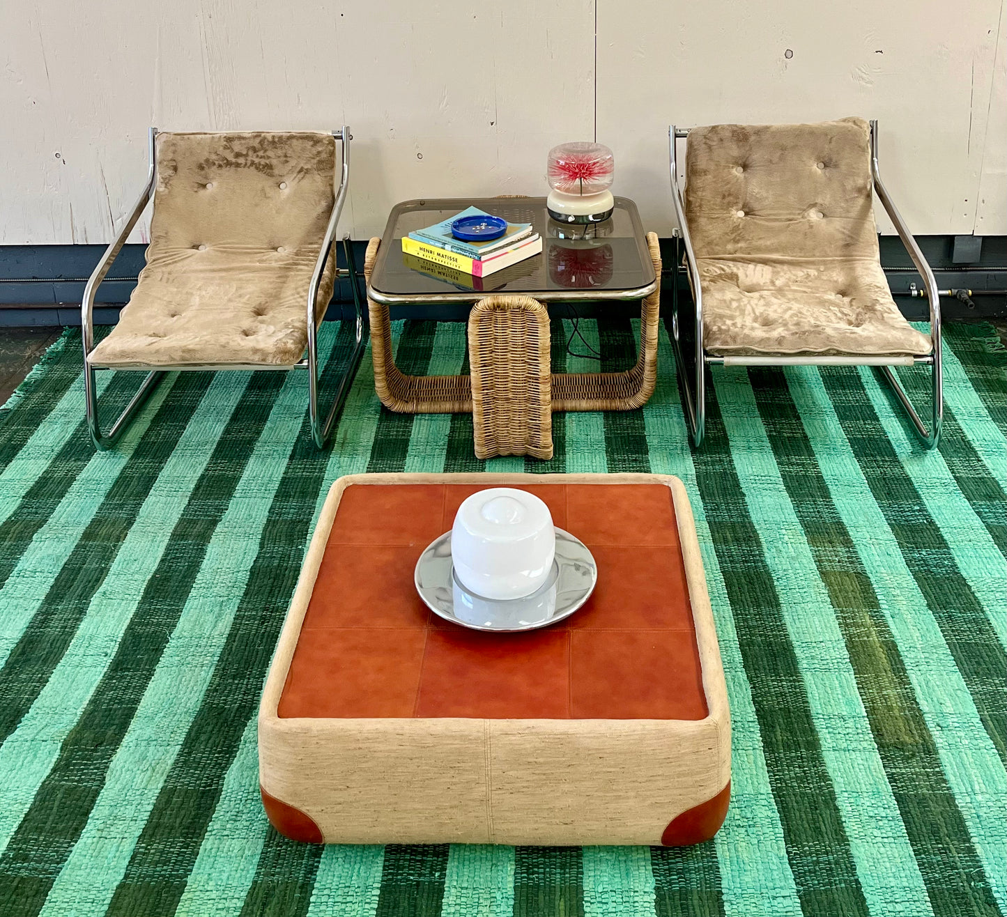 Vintage Chrome Lounge Chairs