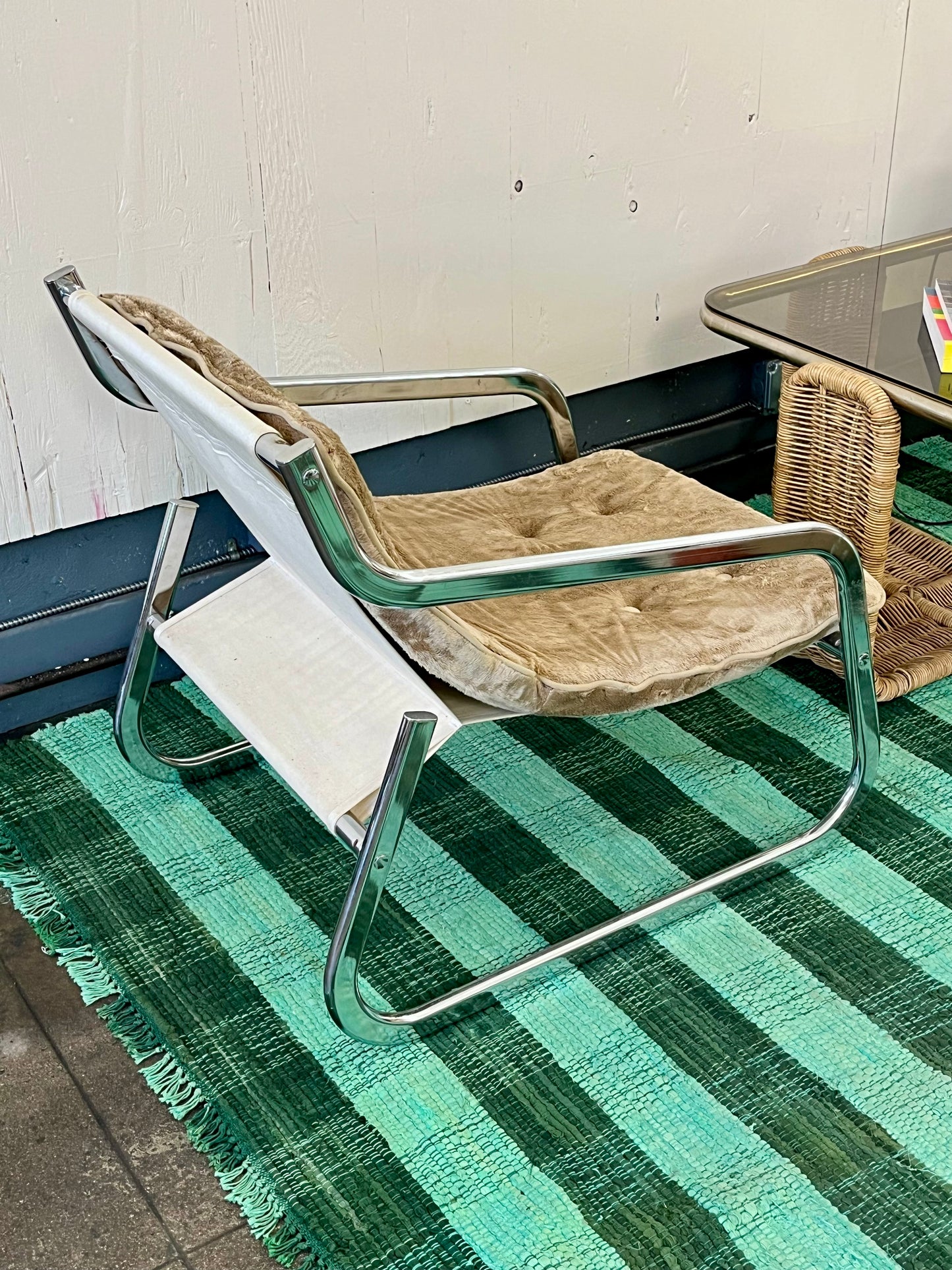 Vintage Chrome Lounge Chairs