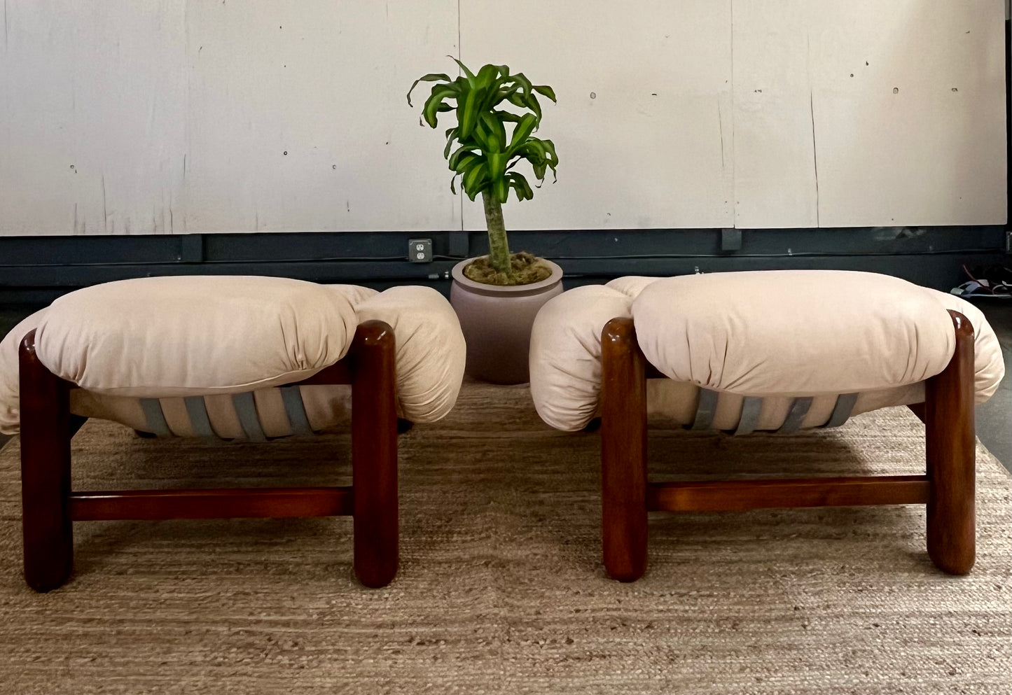 Vintage Gruppo Dam Leather Armchairs