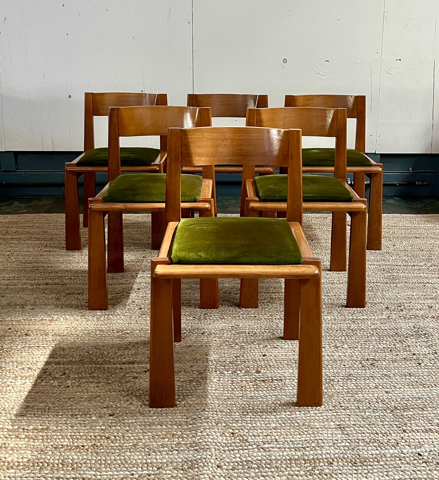 Vintage Brutalist Italian Dining Chairs