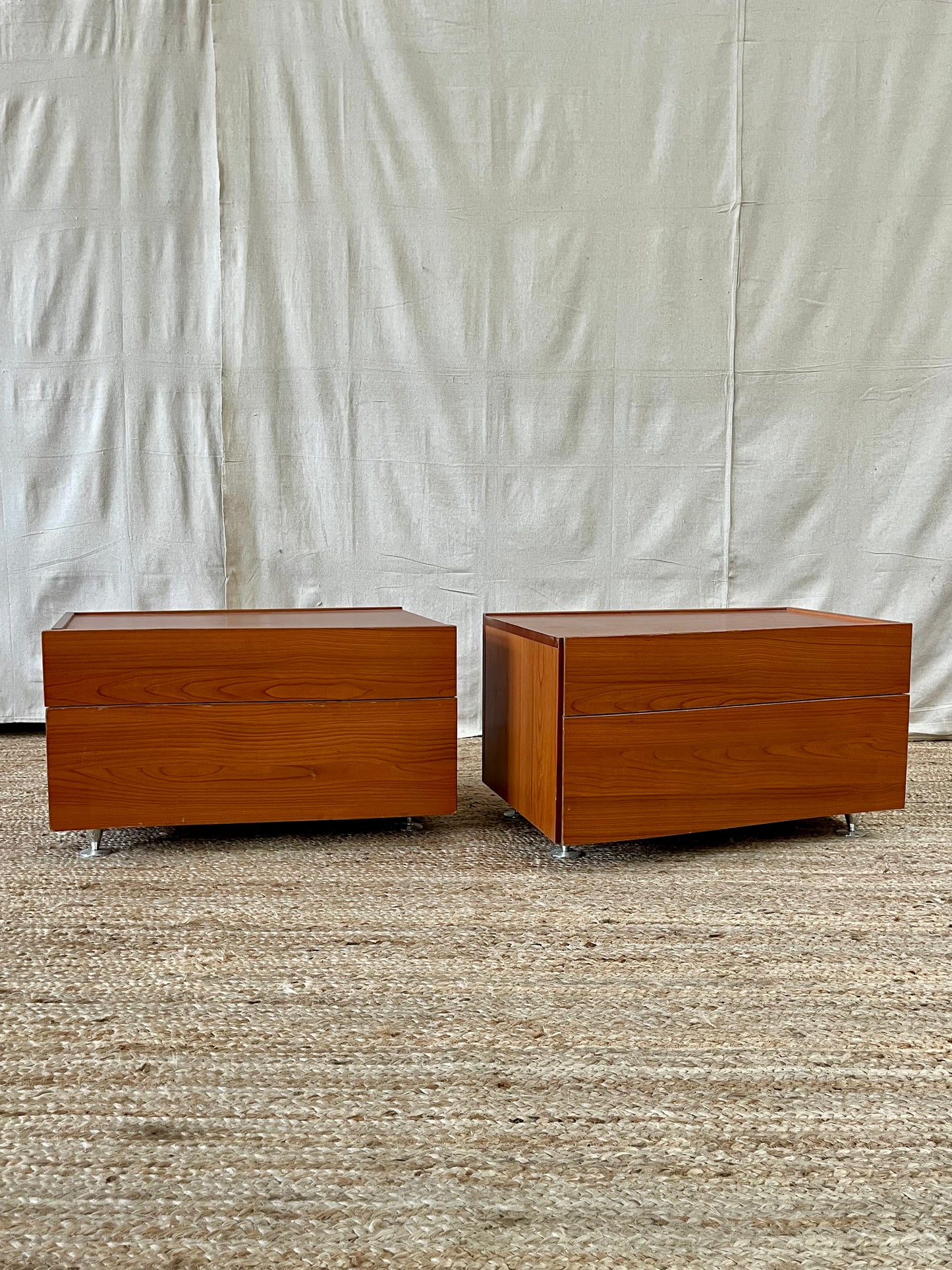 Vintage Teak Nightstands