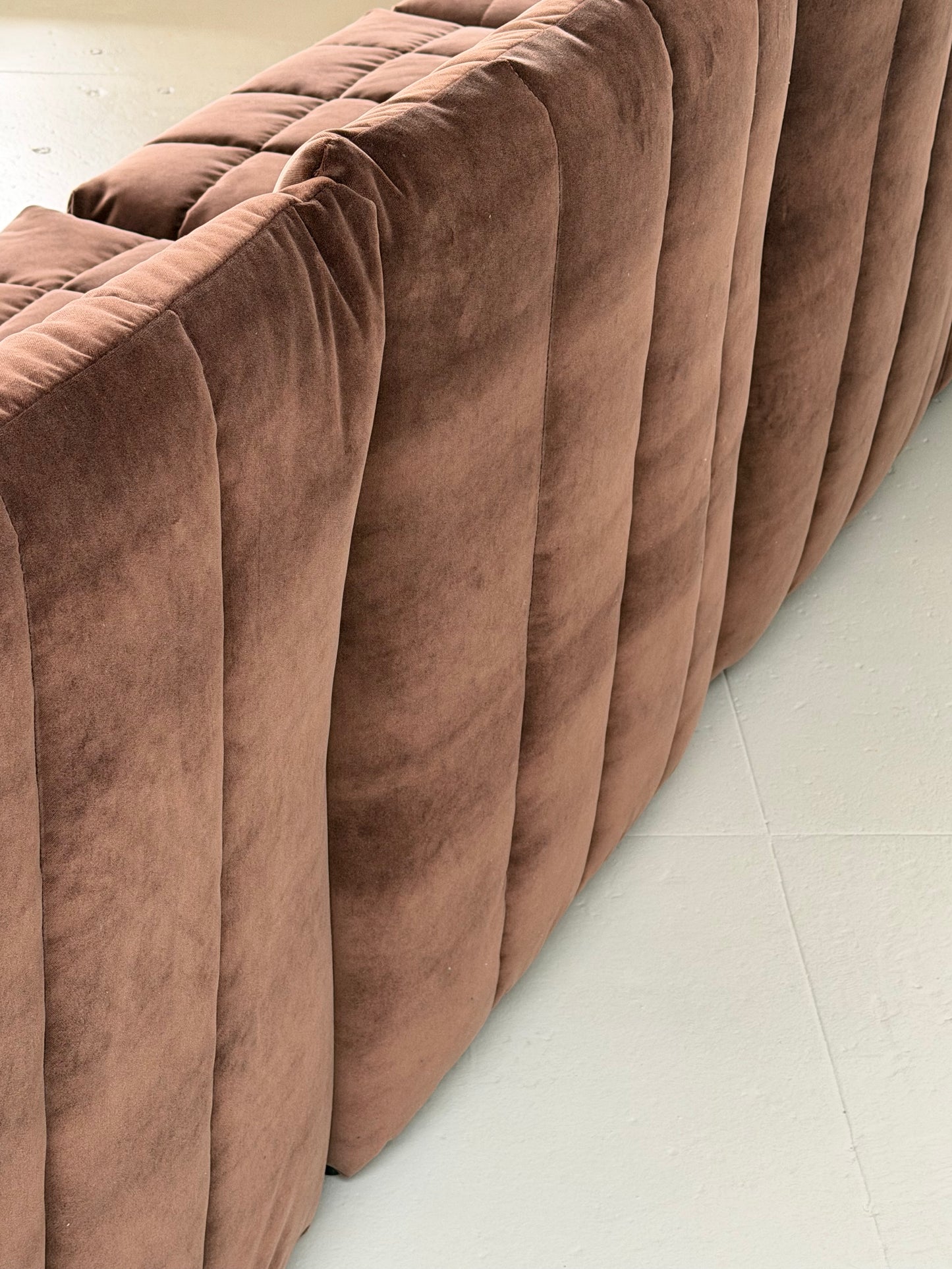 Antonio Citterio BAIA modular sofa in velvet - Mobili Vintage