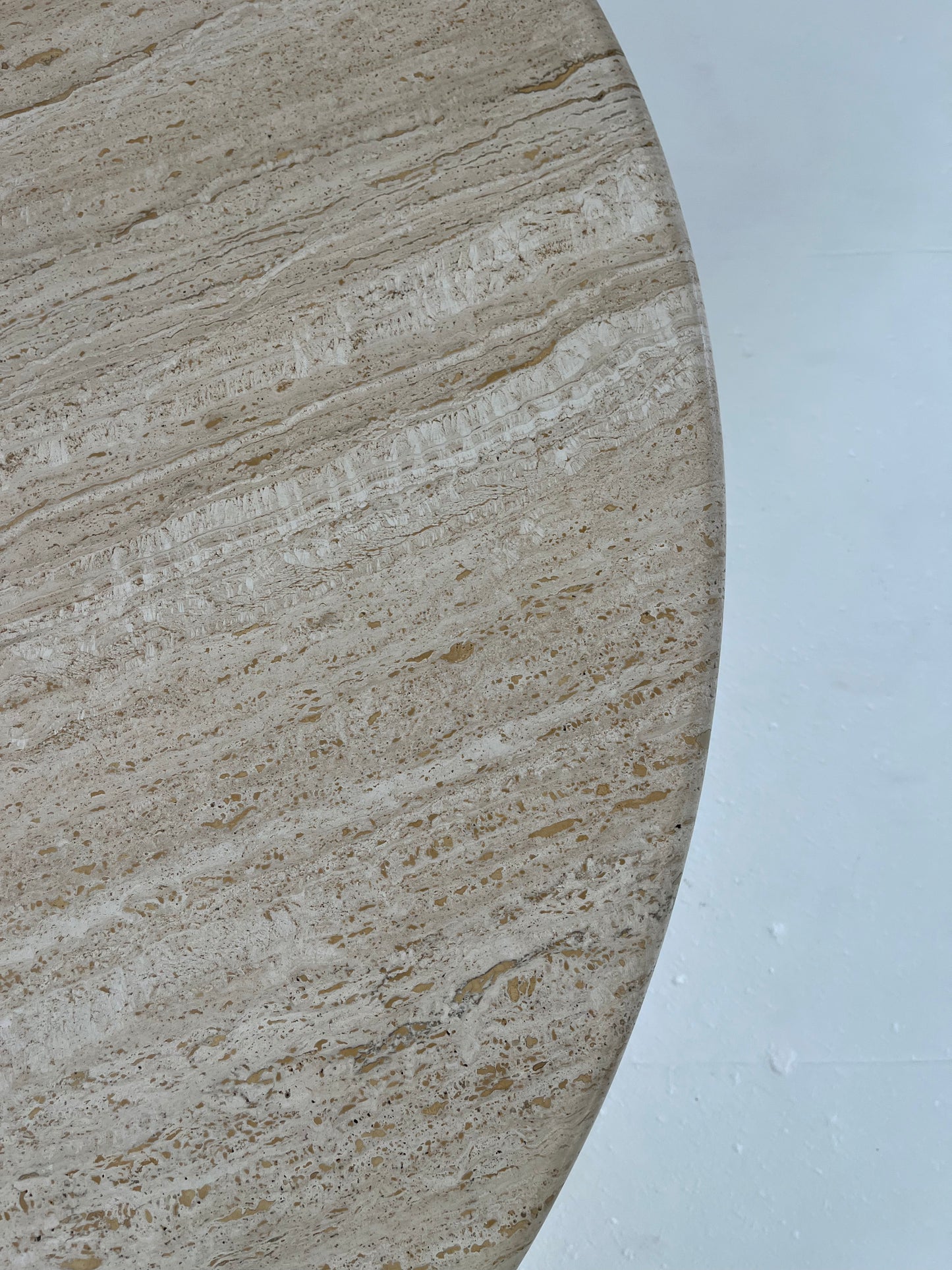 Italian Travertine Dining Table