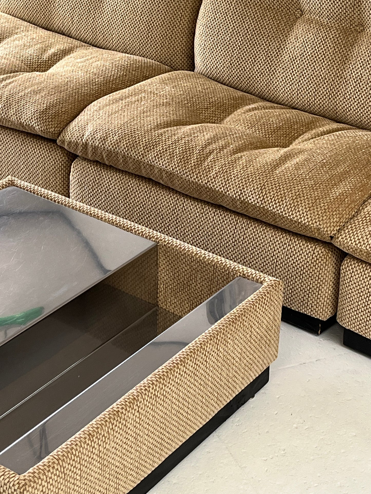 Vintage Saporiti Modular Sofa