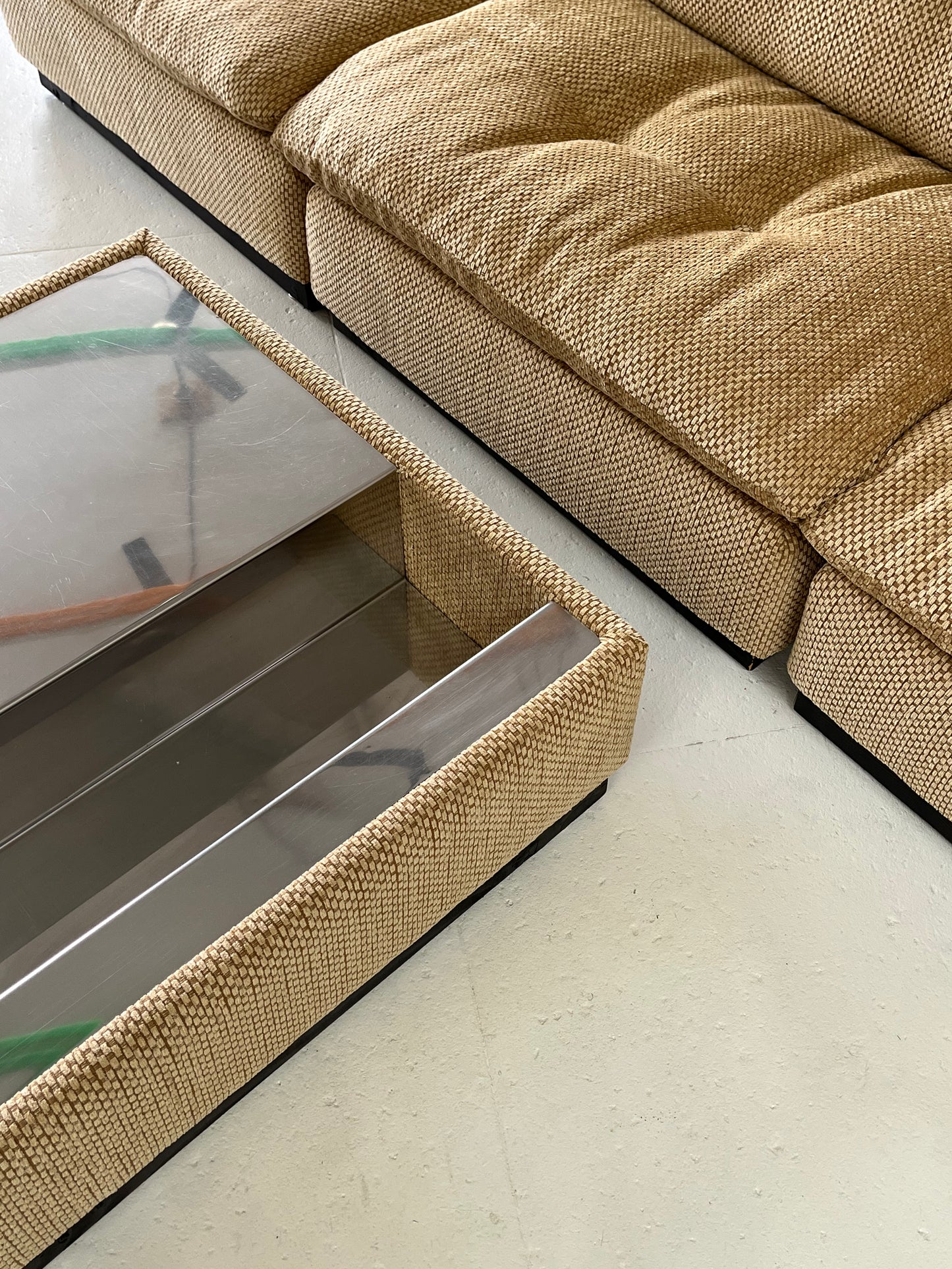 Vintage Saporiti Modular Sofa