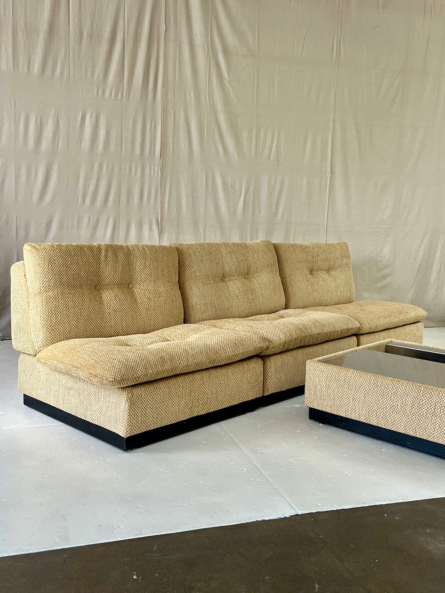 Vintage Saporiti Modular Sofa