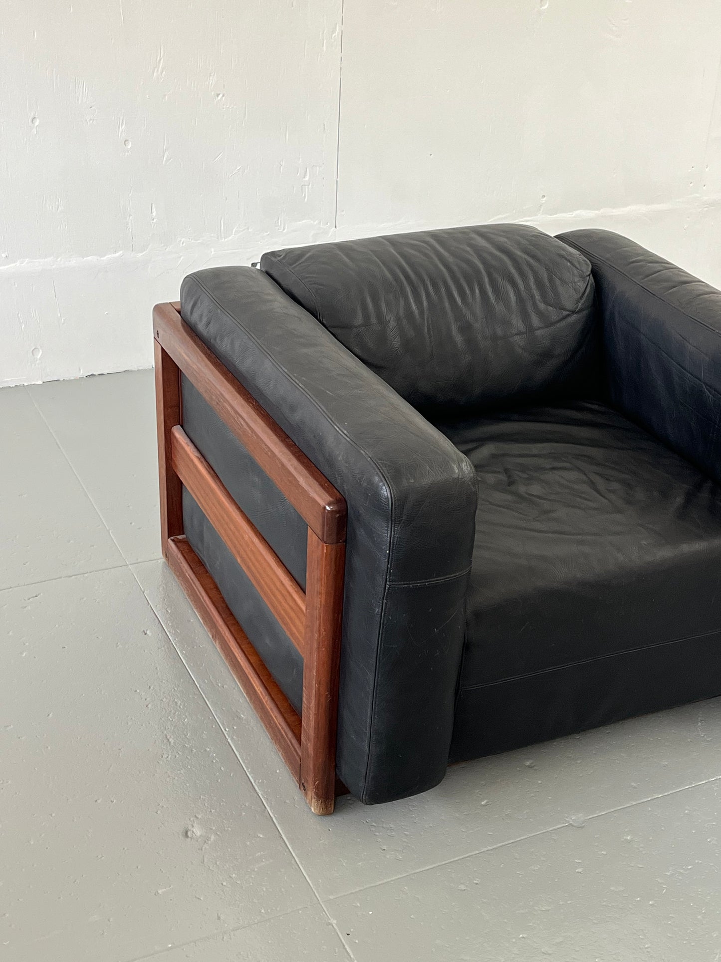 Vintage Bernini Leather Armchair