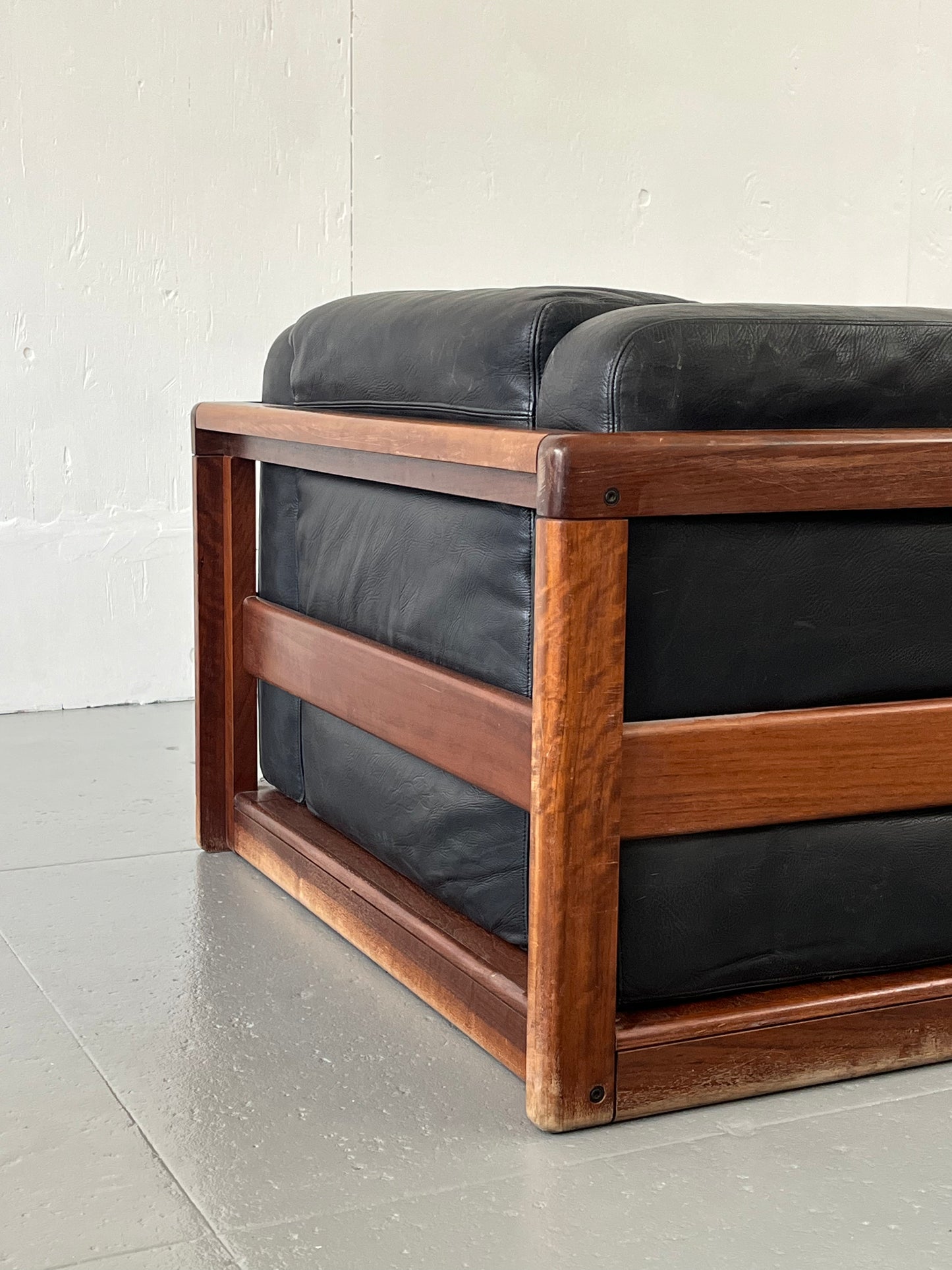 Vintage Bernini Leather Armchair