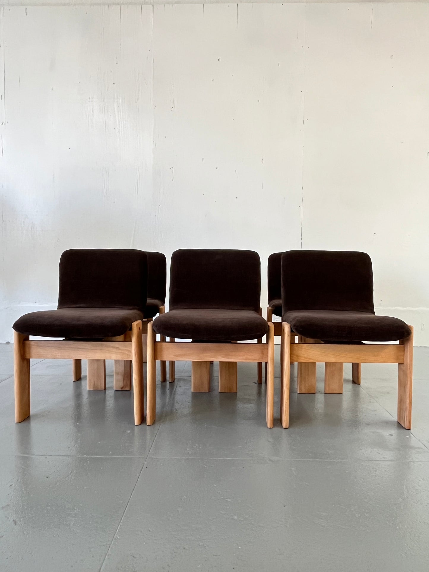 Italian Oak Dining Chairs