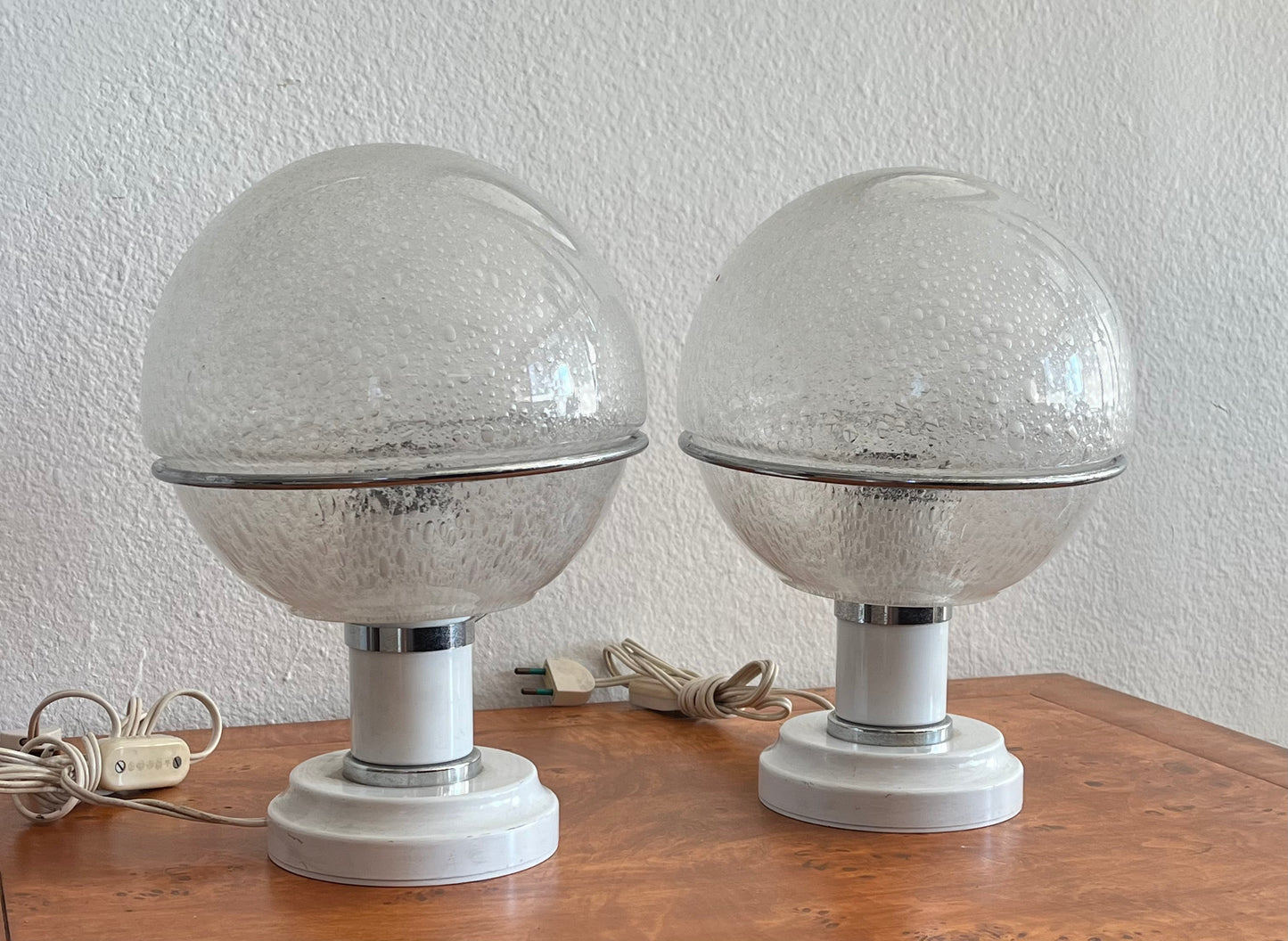 Vintage Hand Blown Italian Lamps