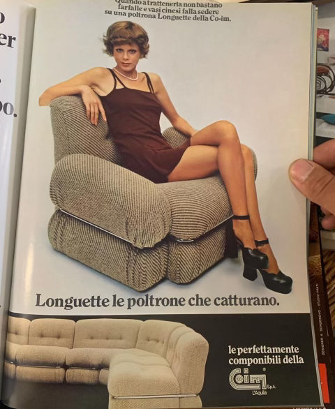 Vintage CO-IM Italian Sofa