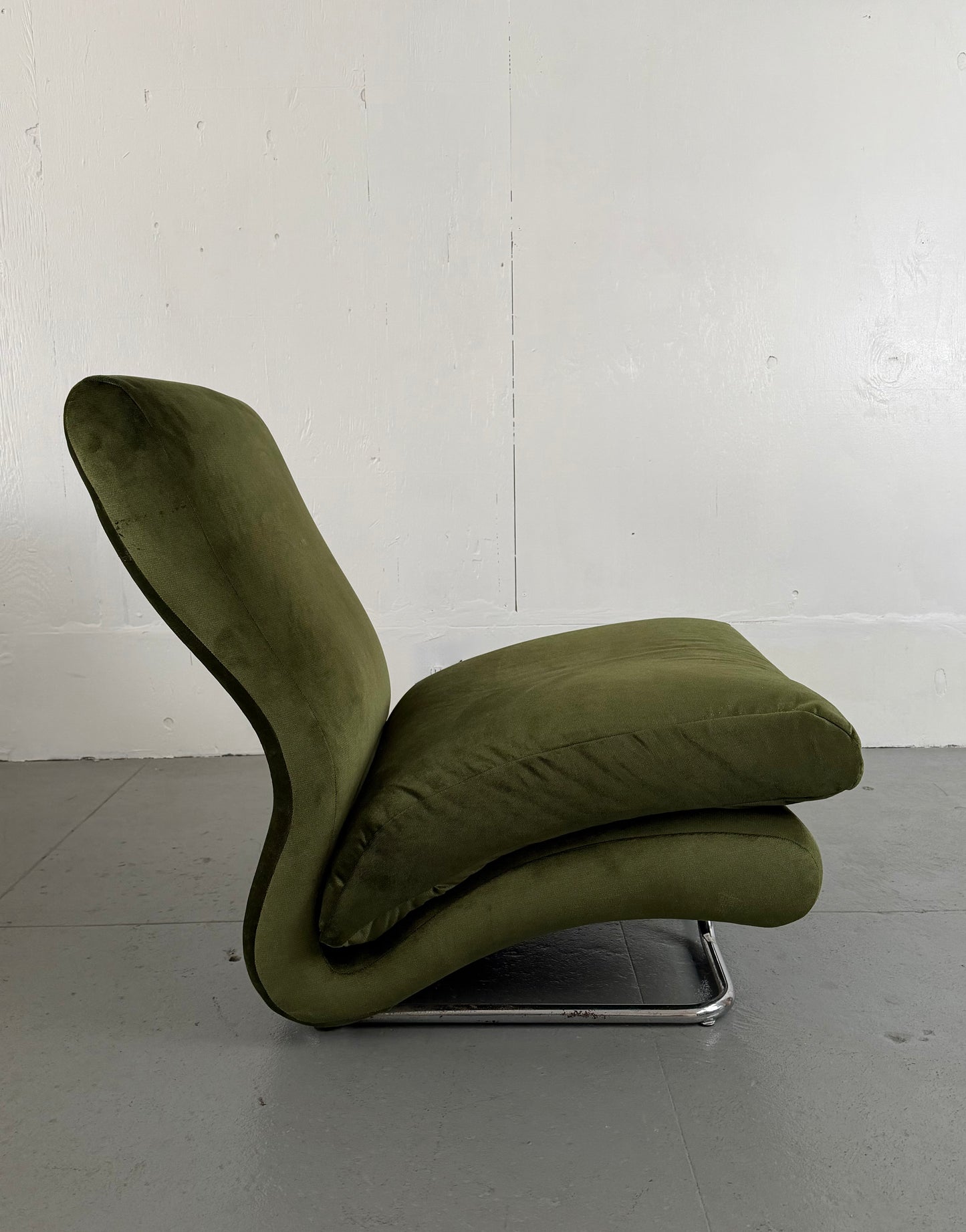 Cigno Chrome Lounge Chair