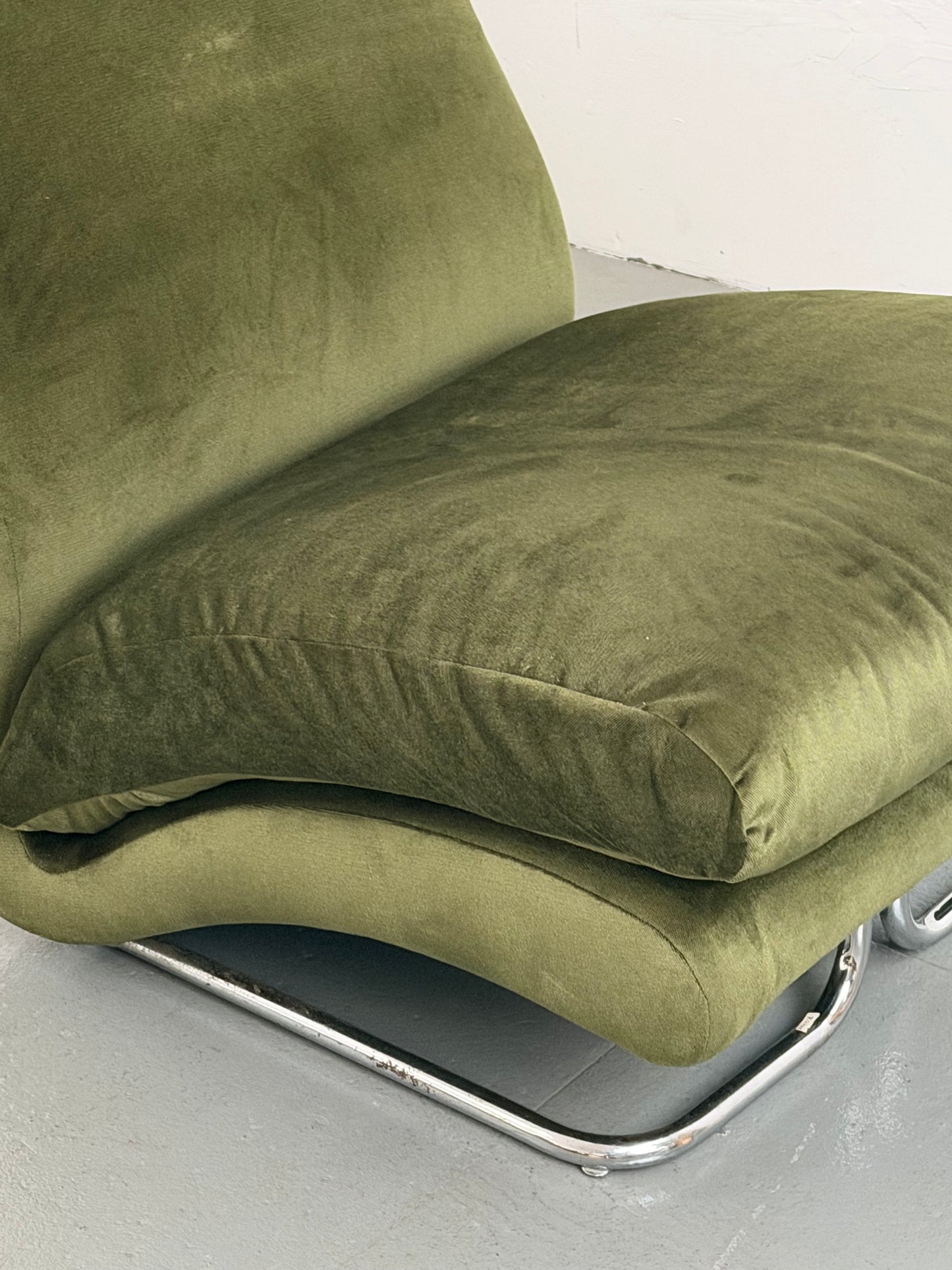 Cigno Chrome Lounge Chair
