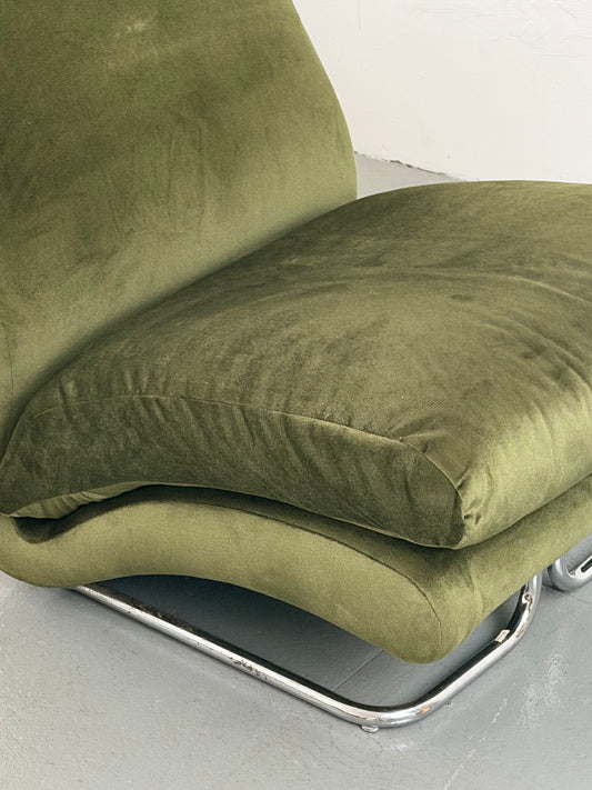 Cigno Chrome Lounge Chair