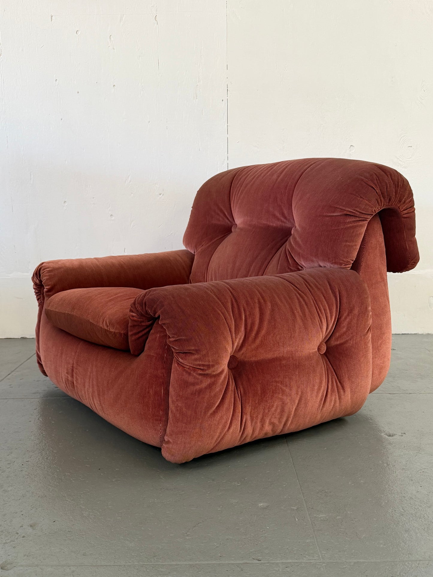 Tufted Italian Armchairs