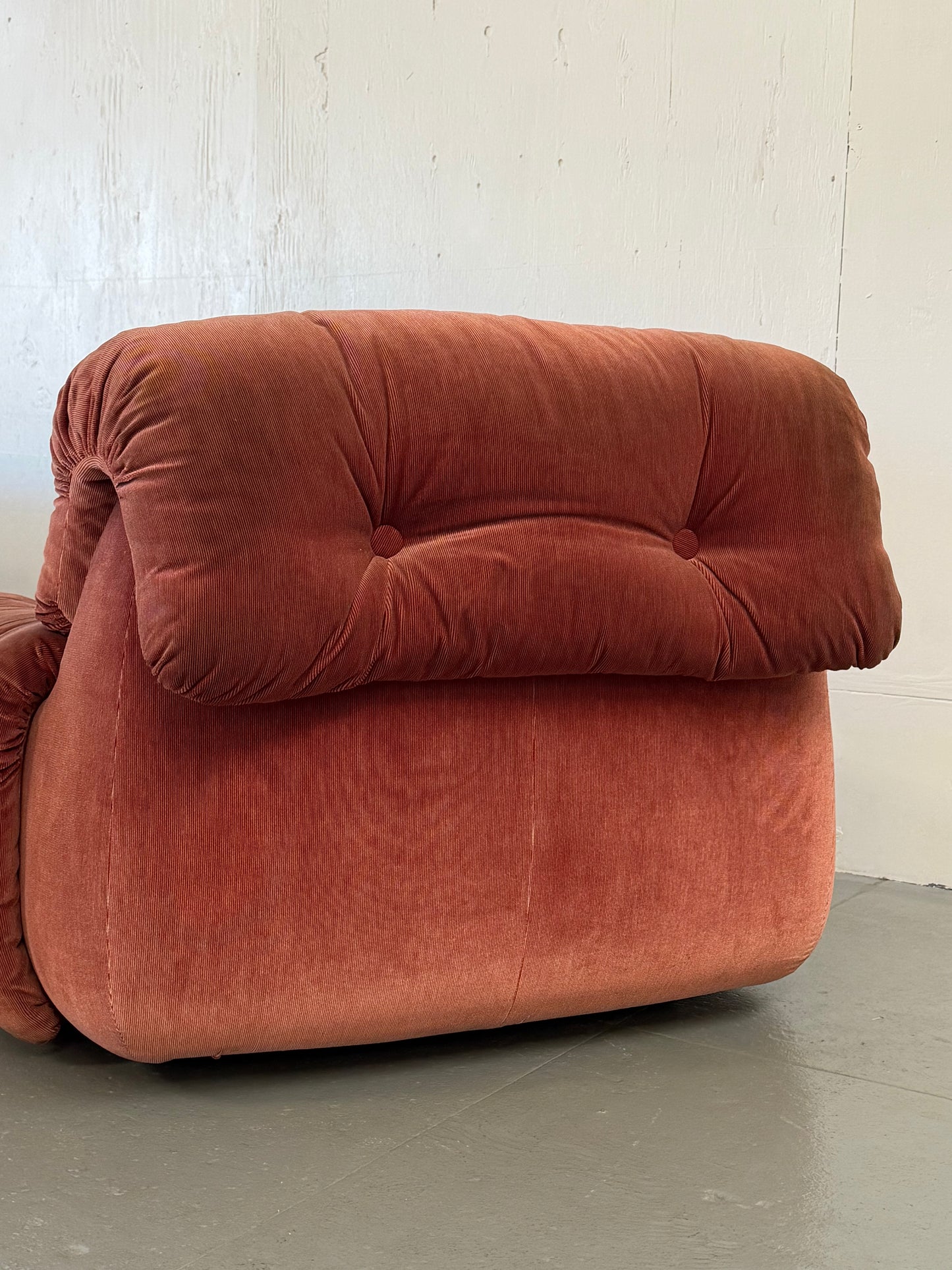 Tufted Italian Armchairs