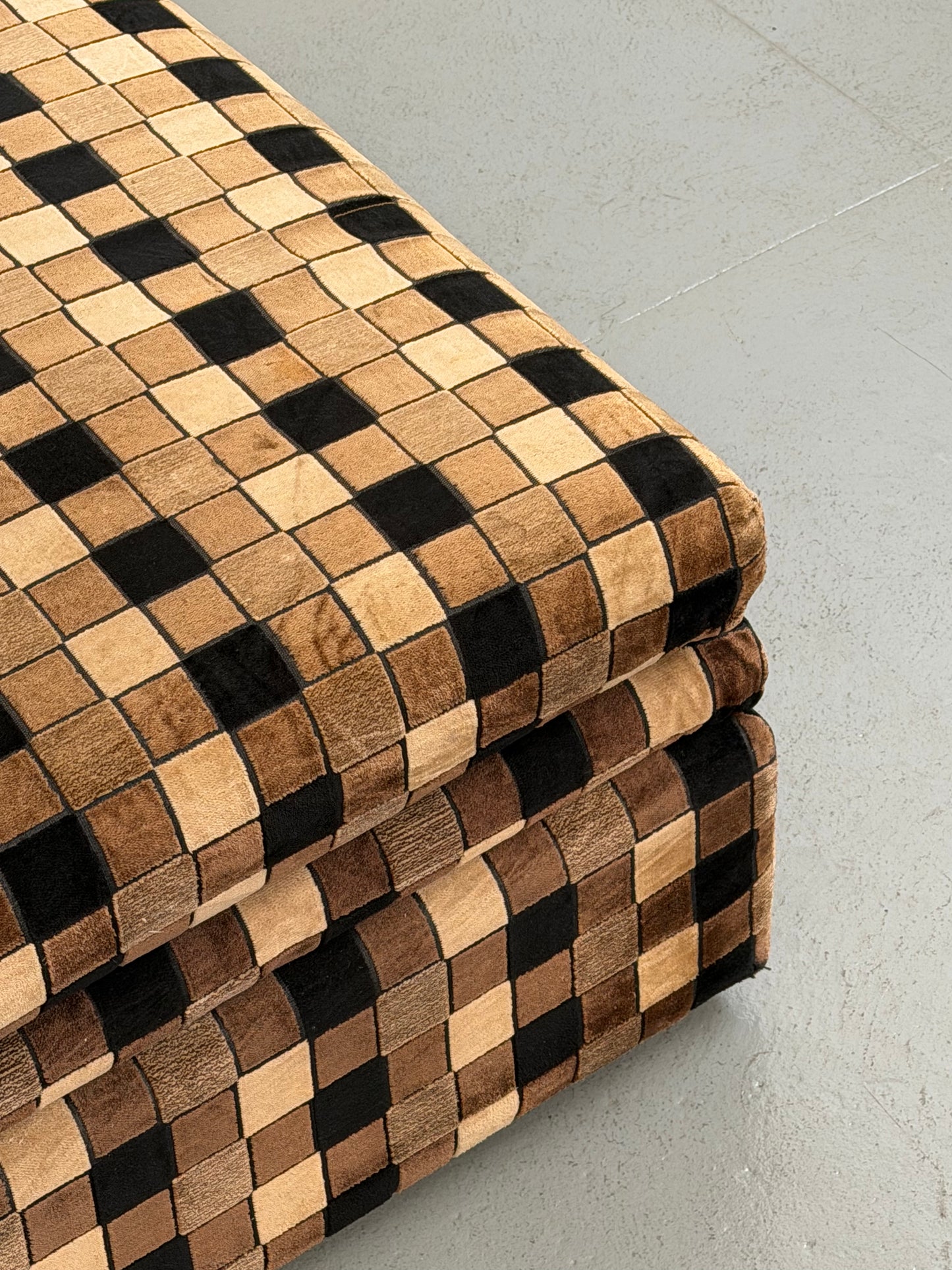 Checkered Italian Lounge Chairs