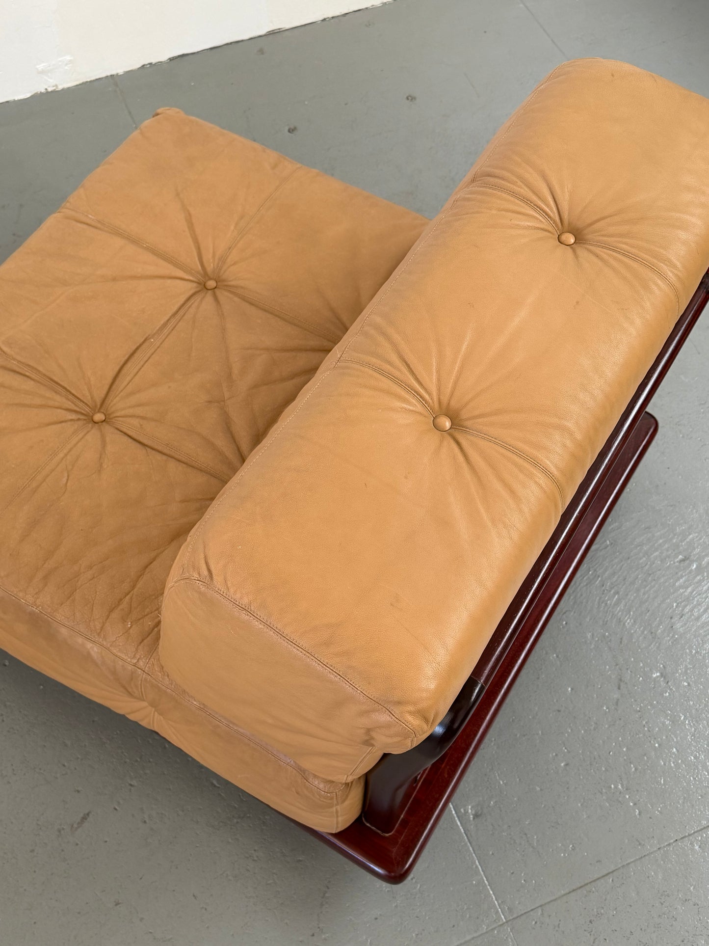 Rosewood Leather Chairs