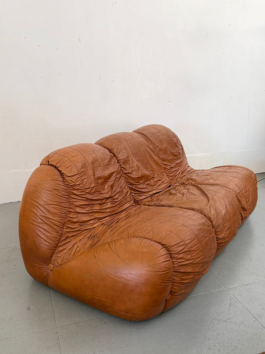 Libero Greco Ruga leather sofa - Mobili Vintage