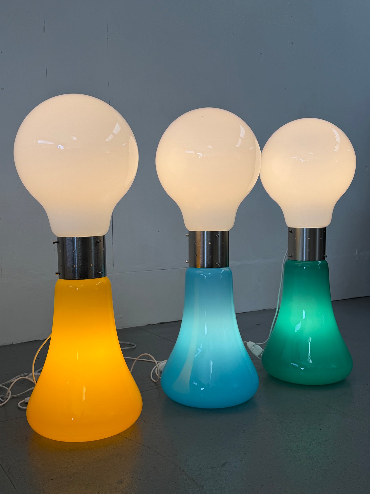 Carlo Nason Brillo Murano glass floor lamp for AV Mazzega - Mobili Vintage