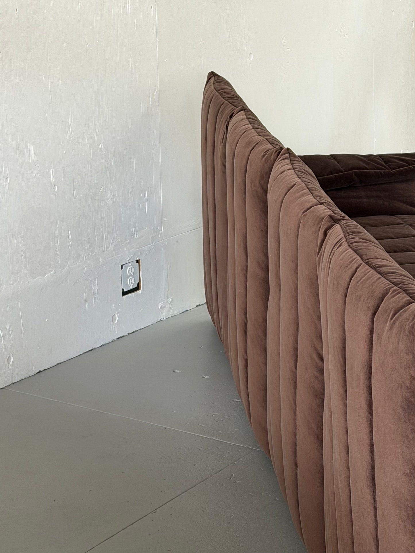 Antonio Citterio BAIA modular sofa in velvet - Mobili Vintage