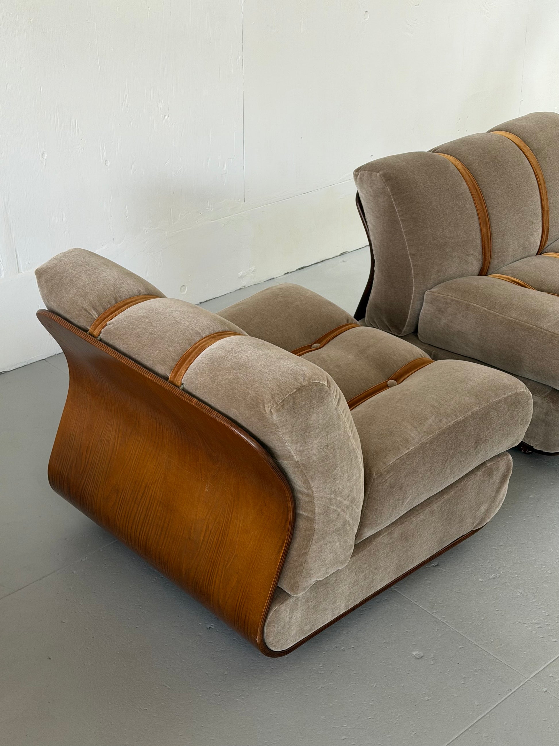 Italian bentwood lounge chair - Mobili Vintage