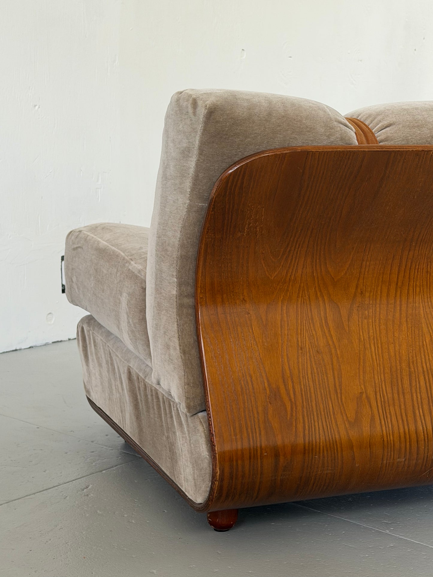 Italian Bentwood Lounge Chair