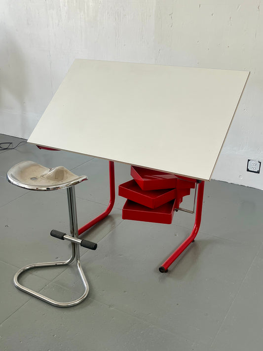 Joe Colombo Pupil desk for Bieffeplast - Mobili Vintage