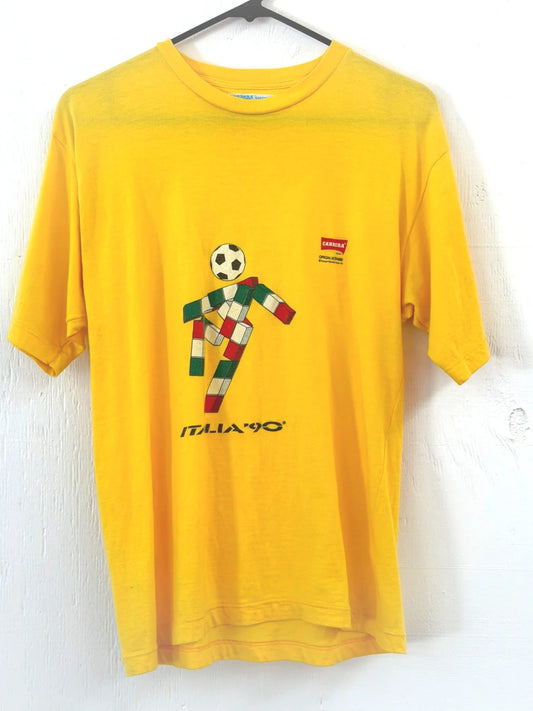 Vintage Italia 90 yellow shirt